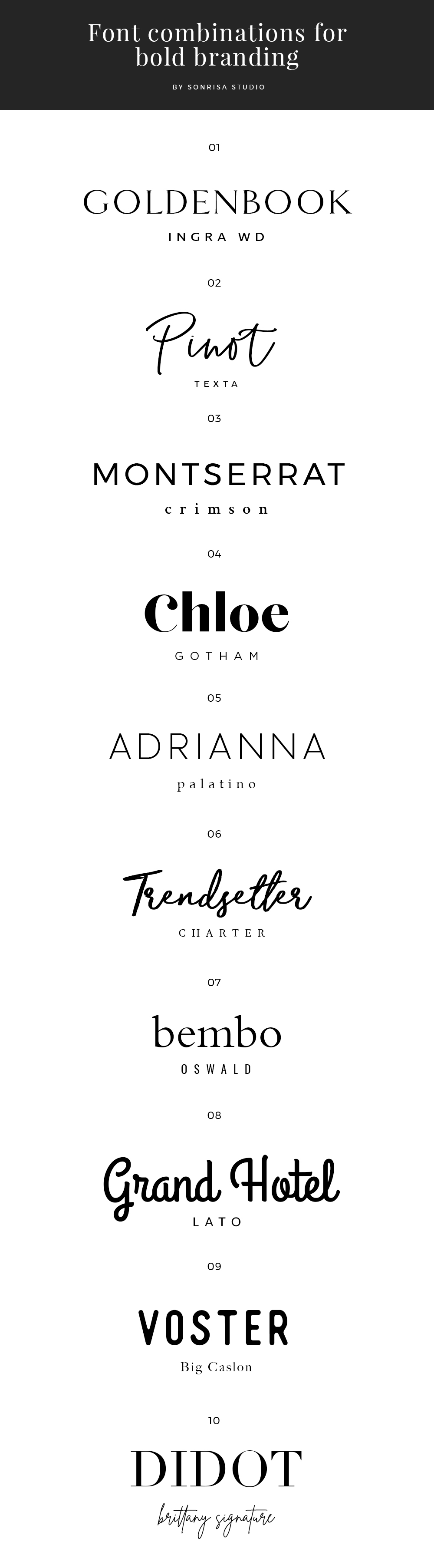 fonts for branding, font combinations, branding, typography, fonts, great fonts