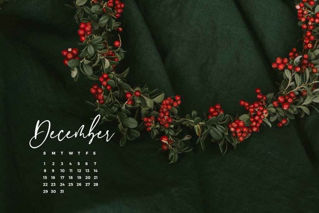 December Desktop and Mobile Wallpaper - sonrisastudio.com