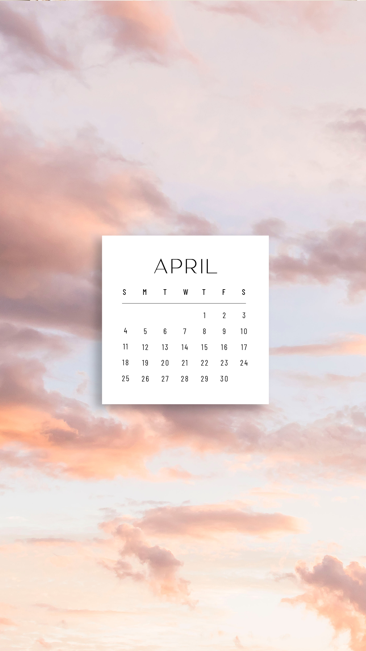 April mobile desktop wallpaper download FREE