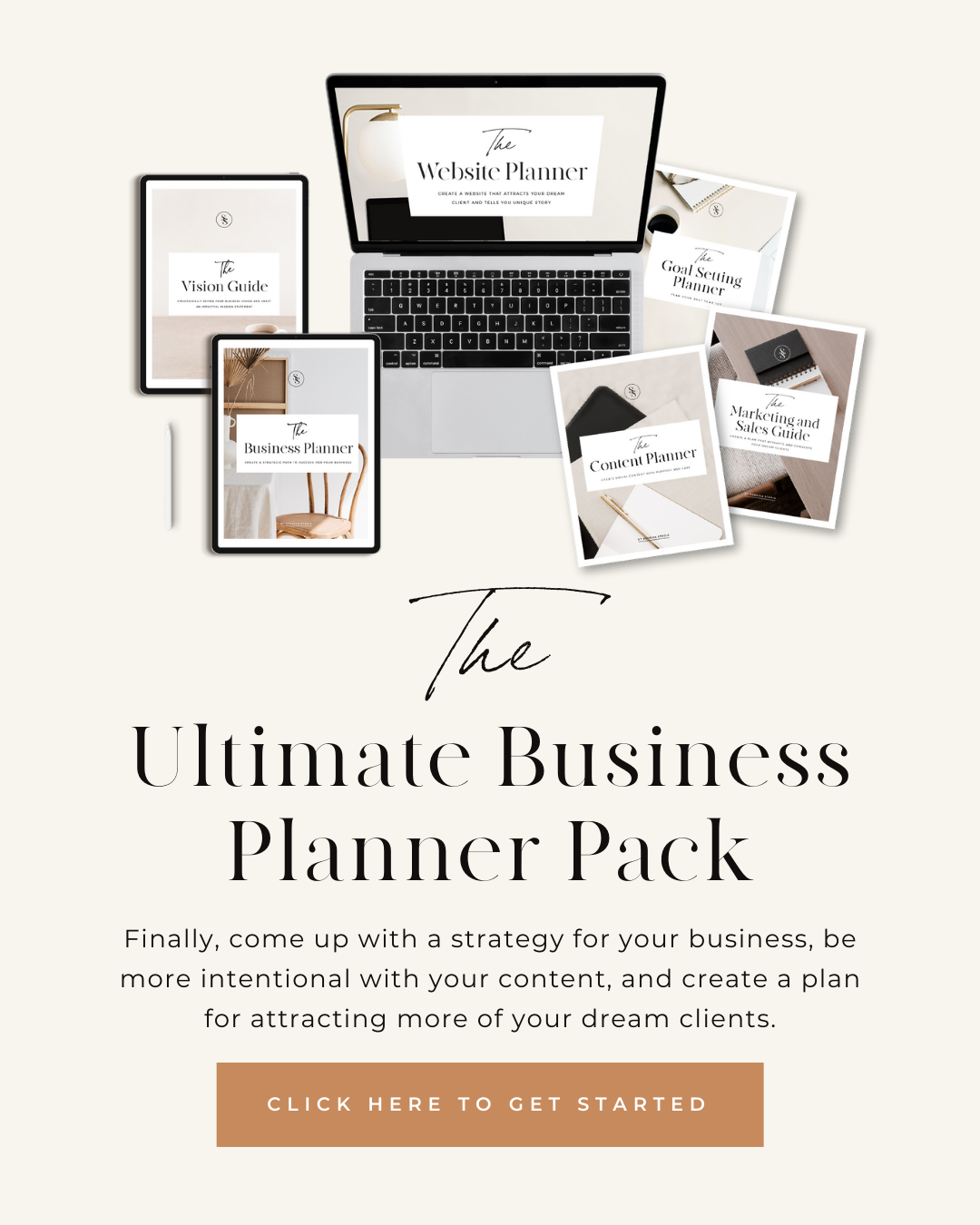 Get The Ultimate Planner Pack from Sonrisa Studio and take your brand to the next level.
